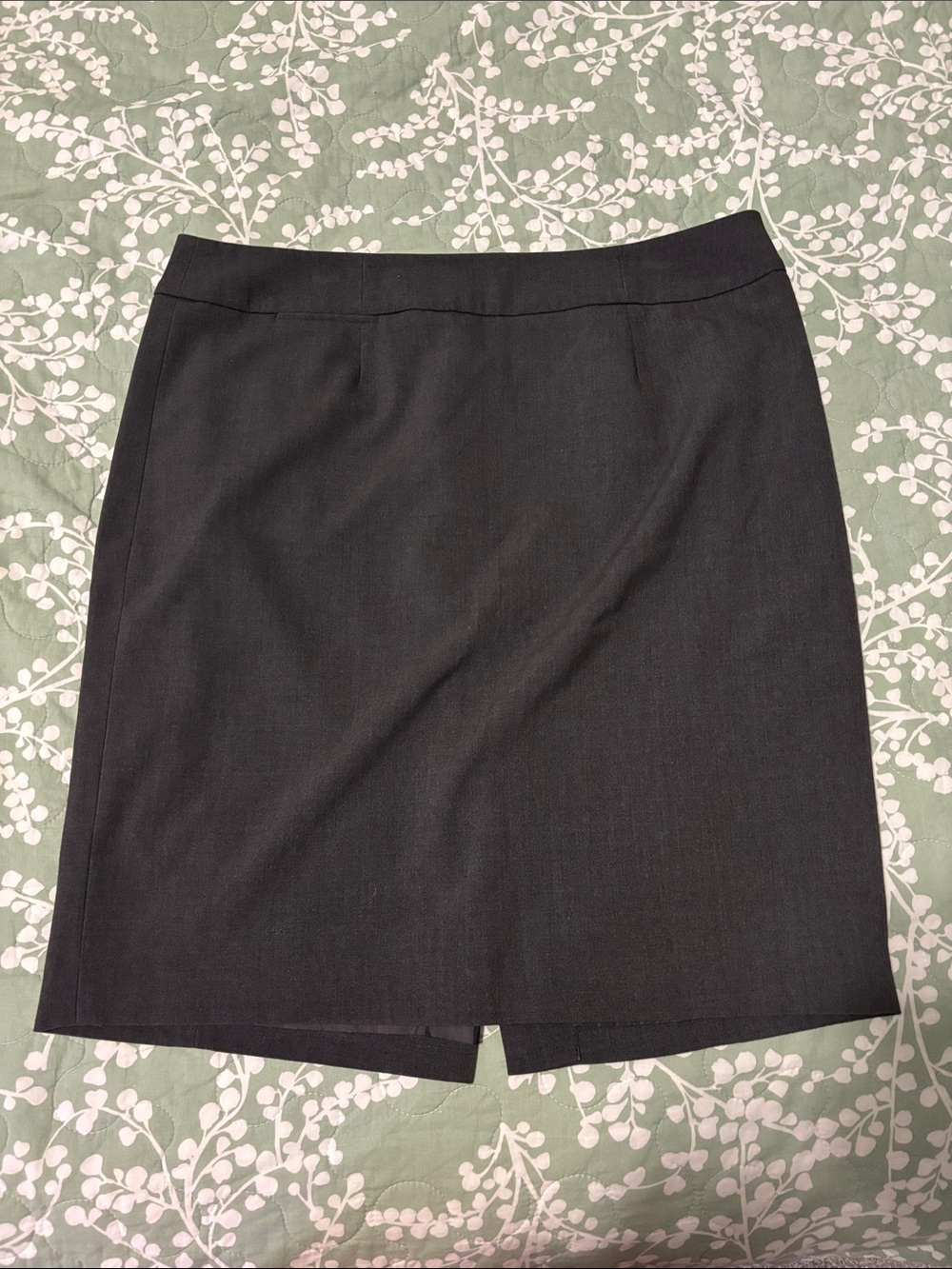 Calvin Klein Black Pencil Skirt with Rear Vent